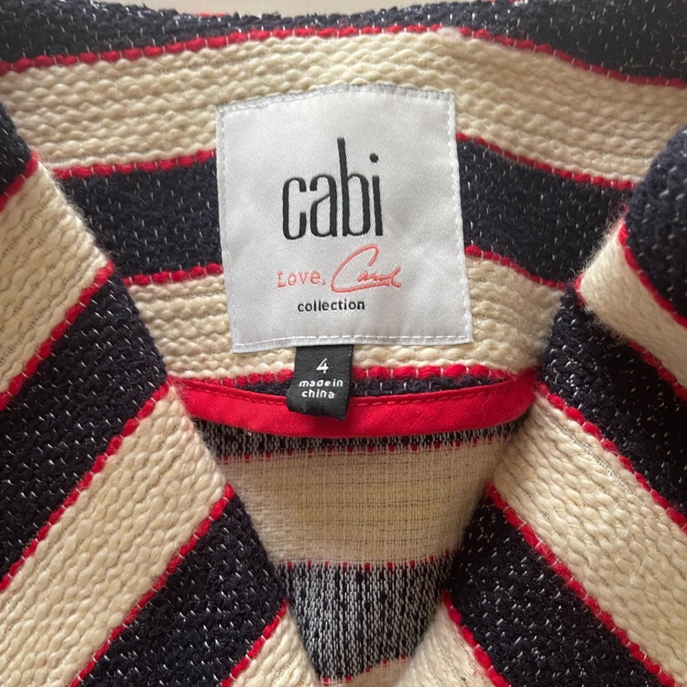 CAbi Striped Cruise Jacket - Love Carol Collection - Picture 5 of 15